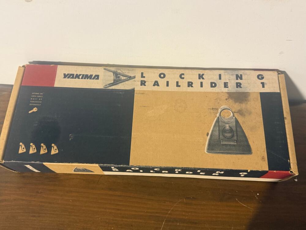 Yakima Locking RailRider 1 Roof Rack Accessory and Key Secure Transport - SO
